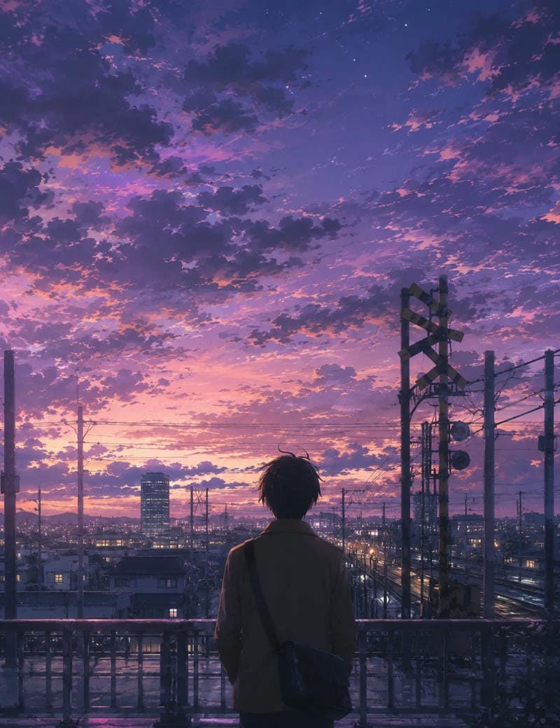 avatar ảnh anime chill lofi 22