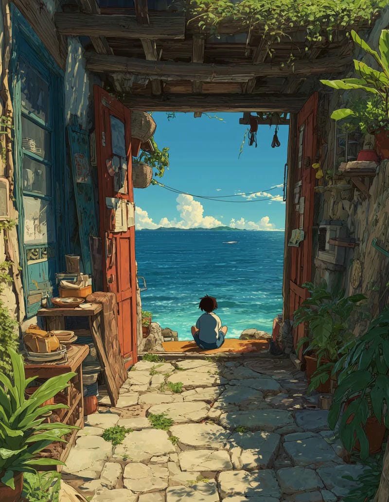 avatar ảnh anime chill lofi 33