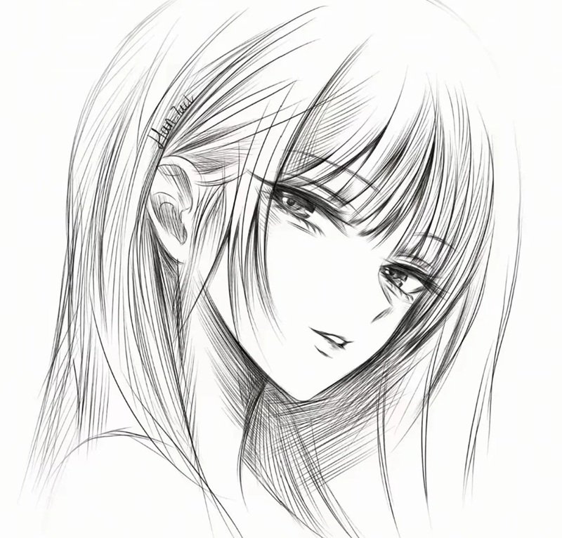 avatar anime nữ ngầu 24