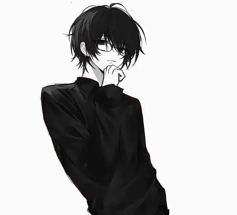 avatar anime trắng đen ngầu 3