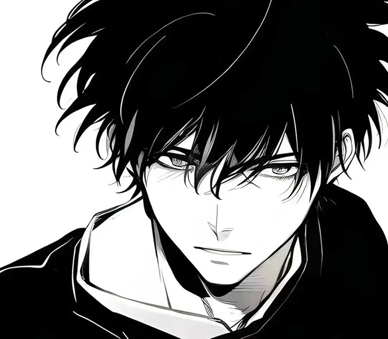 avatar anime trắng đen ngầu 4