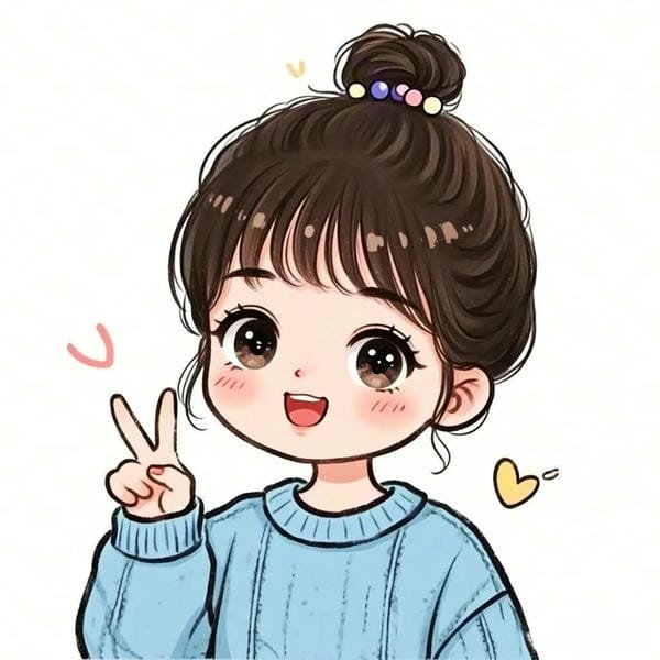 avatar chibi nữ cute 10