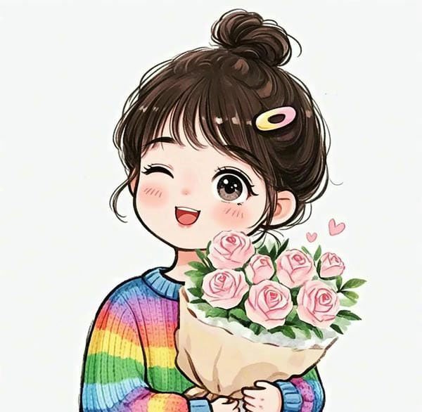 avatar chibi nữ cute 13