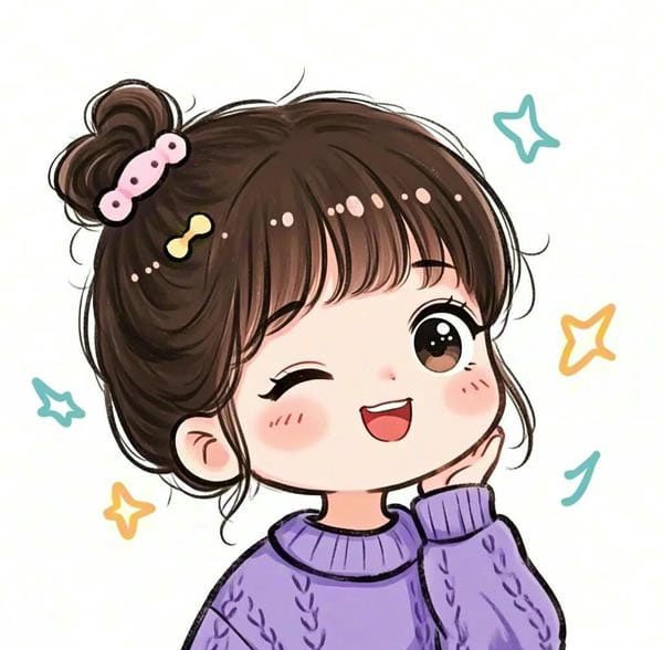 avatar chibi nữ cute 14