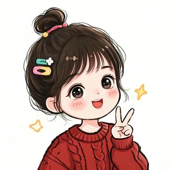 avatar chibi nữ cute 15