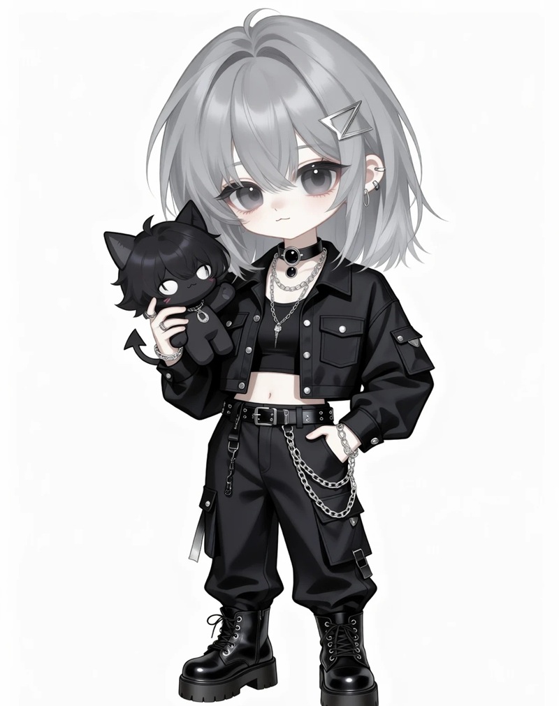 avatar chibi nữ ngầu 23