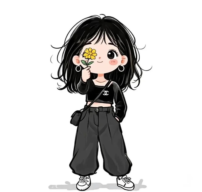avatar chibi nữ ngầu 27