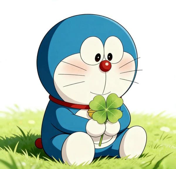avatar cỏ 4 lá cute 10