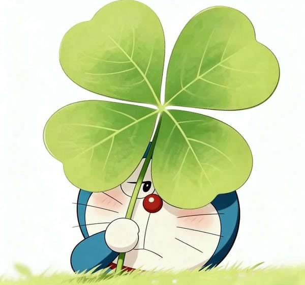 avatar cỏ 4 lá cute 11
