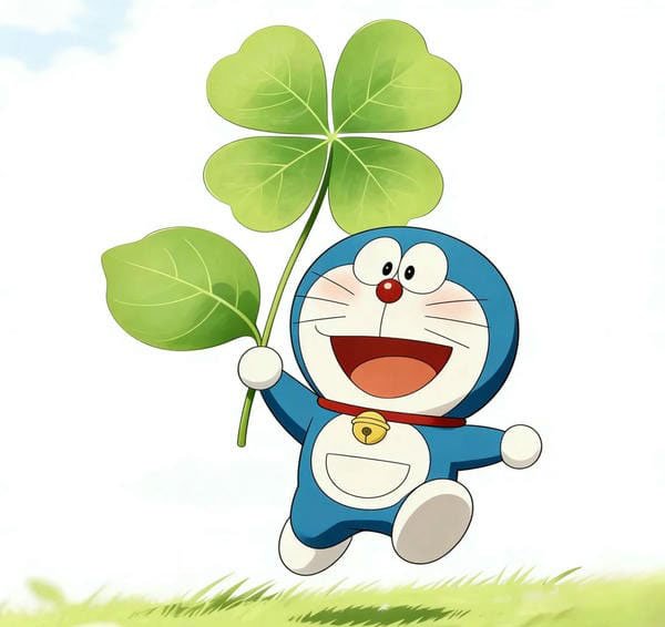 avatar cỏ 4 lá cute 12