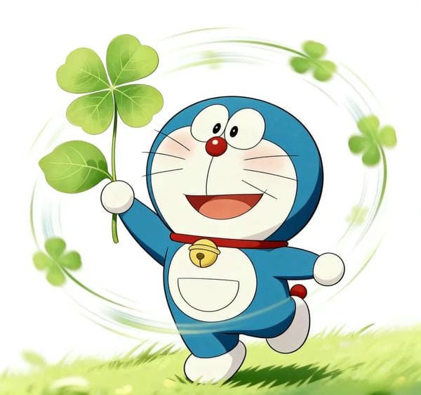 avatar cỏ 4 lá cute 13
