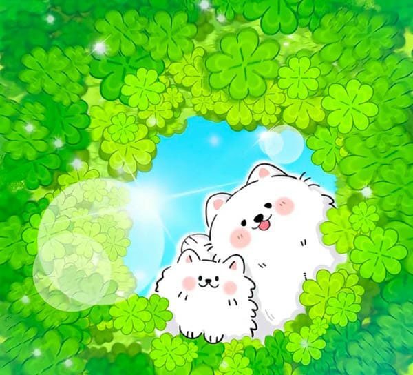 avatar cỏ 4 lá cute 22