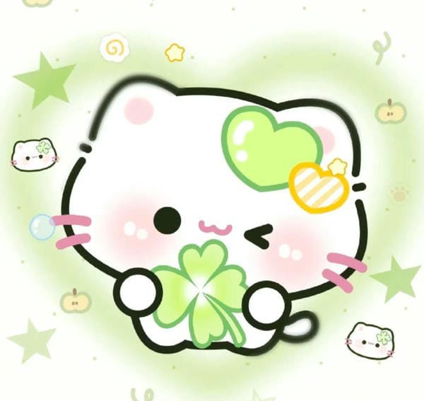 avatar cỏ 4 lá cute 23