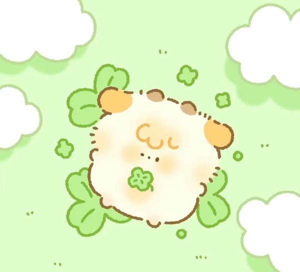avatar cỏ 4 lá cute 24