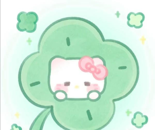 avatar cỏ 4 lá cute 26