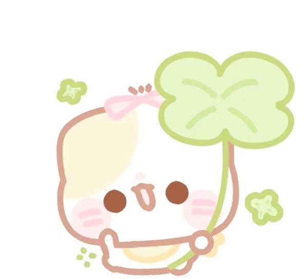 avatar cỏ 4 lá cute 27