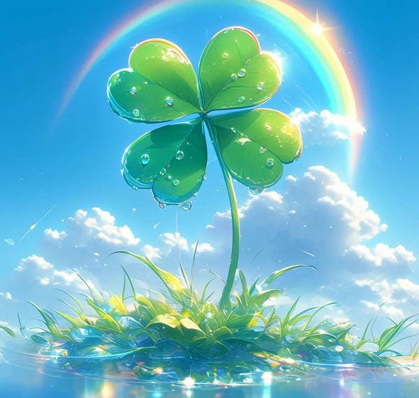 avatar cỏ 4 lá cute 28