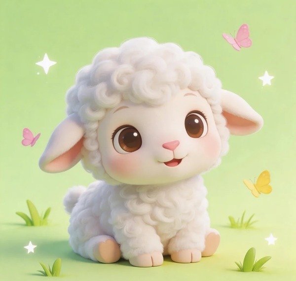 avatar con cừu cute 17