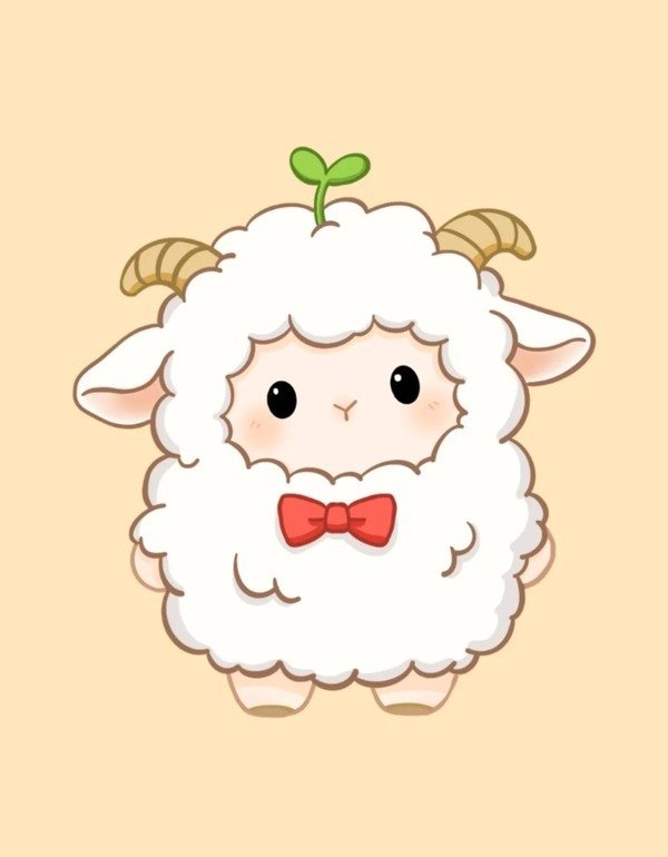 avatar con cừu cute 30