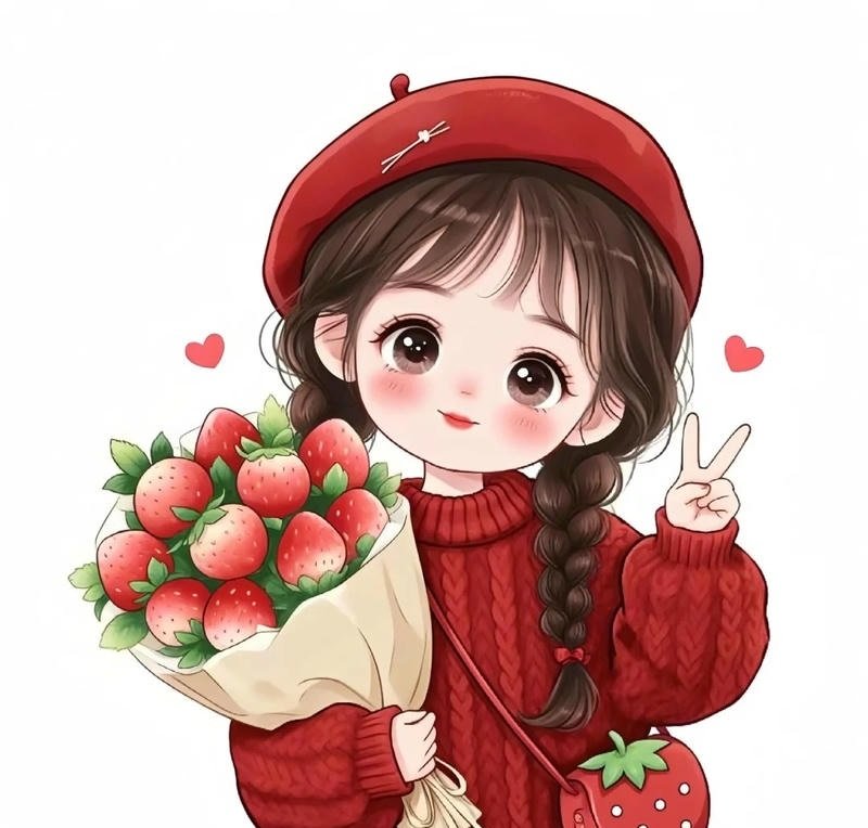 avatar dâu tây cute 1