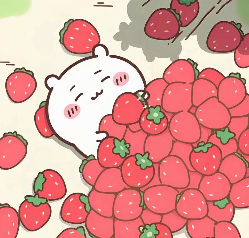 avatar dâu tây cute 16