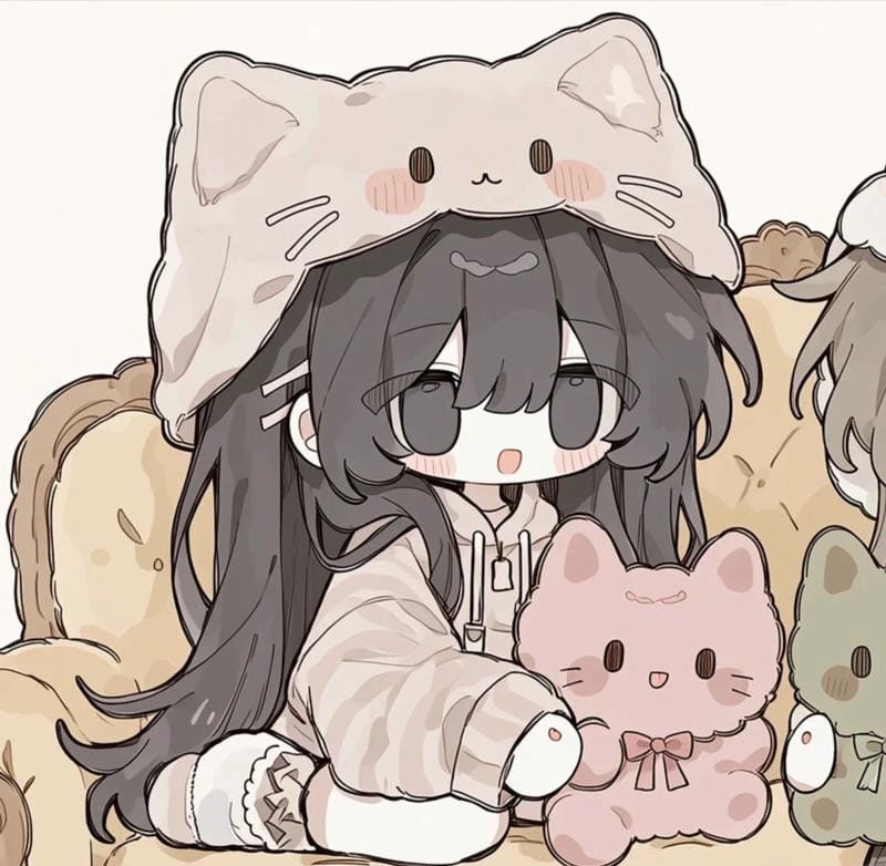 avatar đôi bạn thân nữ cute 1