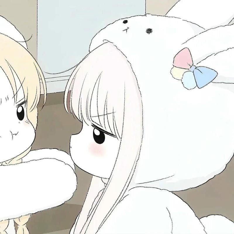 avatar đôi bạn thân nữ cute 10