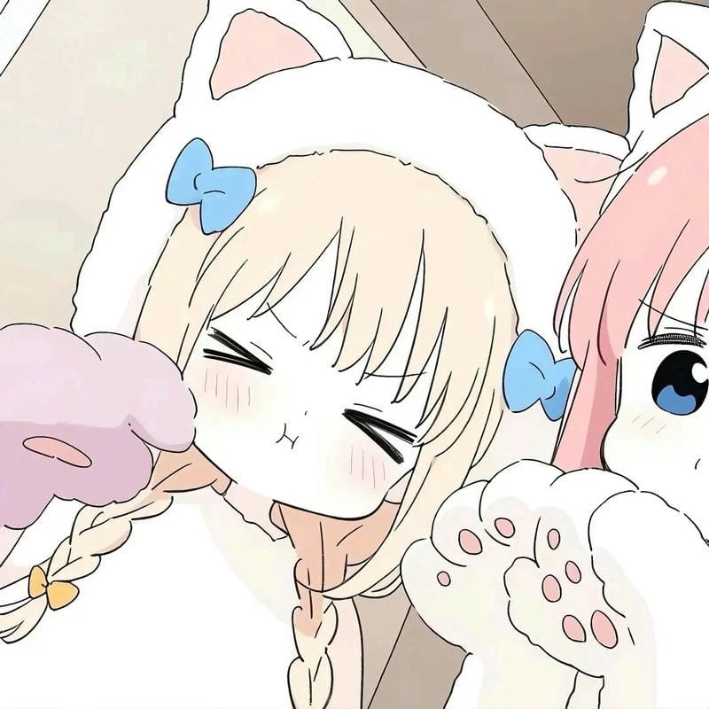 avatar đôi bạn thân nữ cute 11