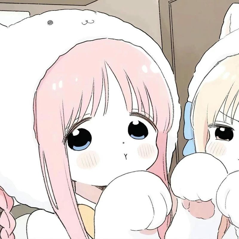 avatar đôi bạn thân nữ cute 13