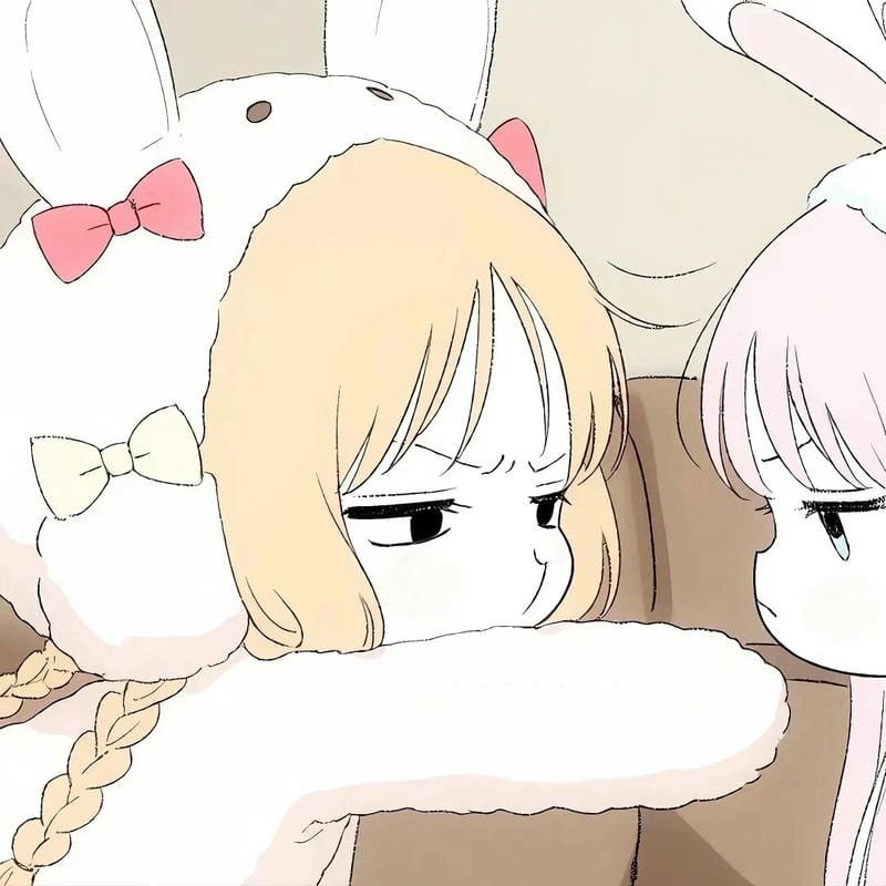 avatar đôi bạn thân nữ cute 15