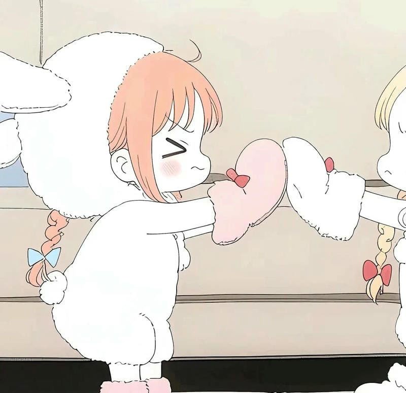 avatar đôi bạn thân nữ cute 17