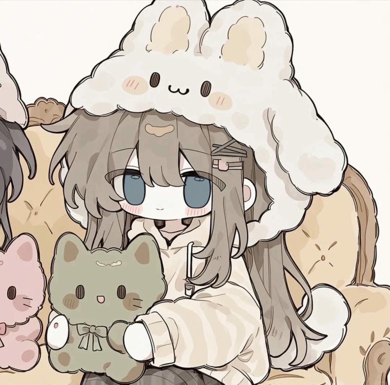 avatar đôi bạn thân nữ cute 2