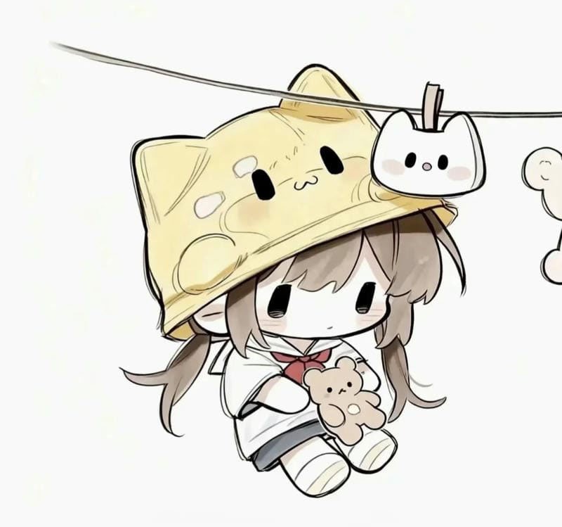 avatar đôi bạn thân nữ cute 3