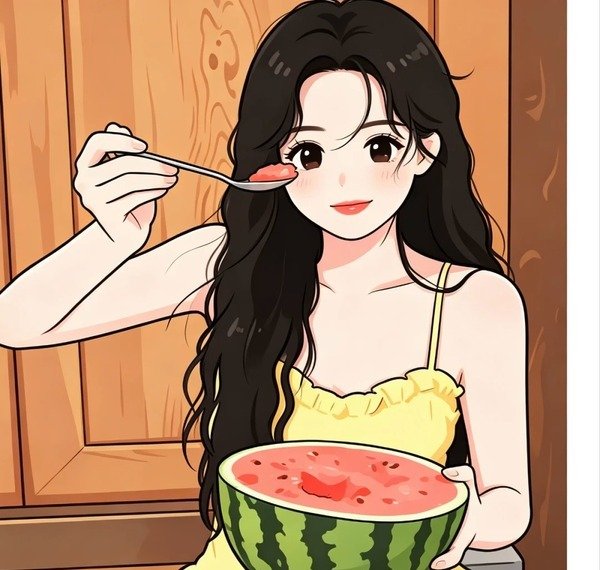 avatar dưa hấu cute 1