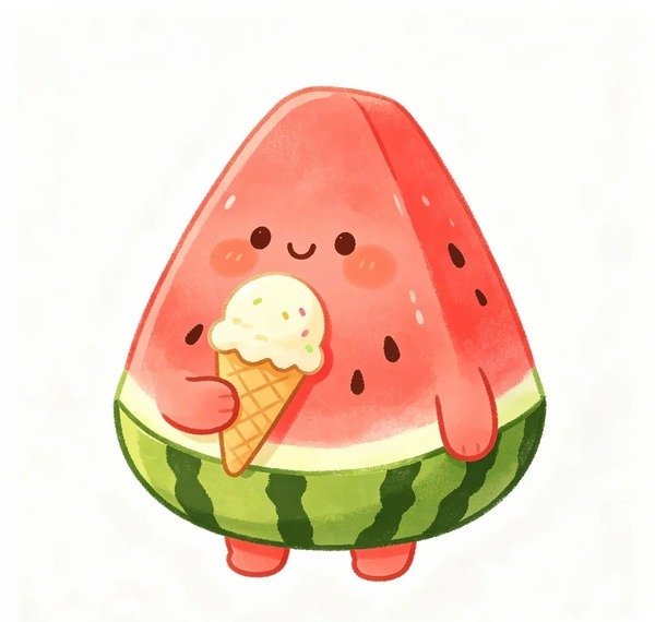 avatar dưa hấu cute 11