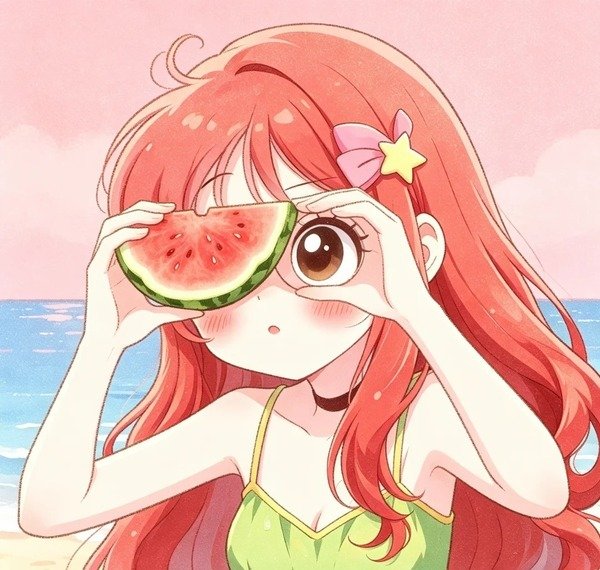 avatar dưa hấu cute 15