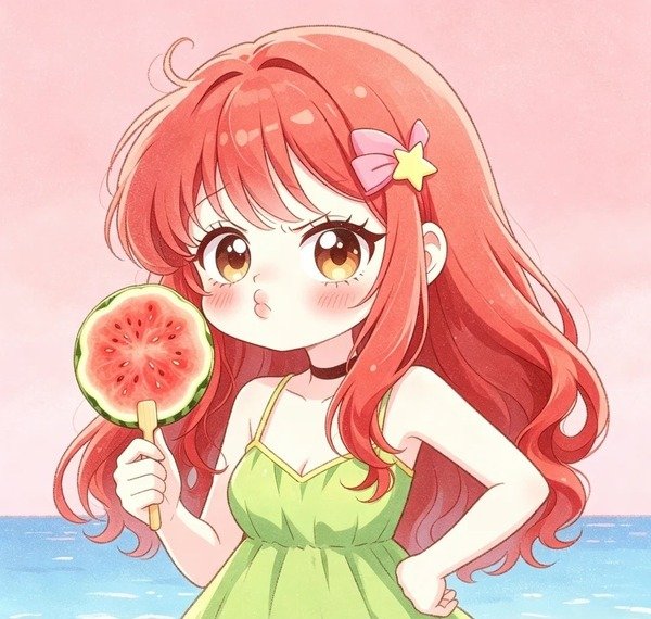 avatar dưa hấu cute 30