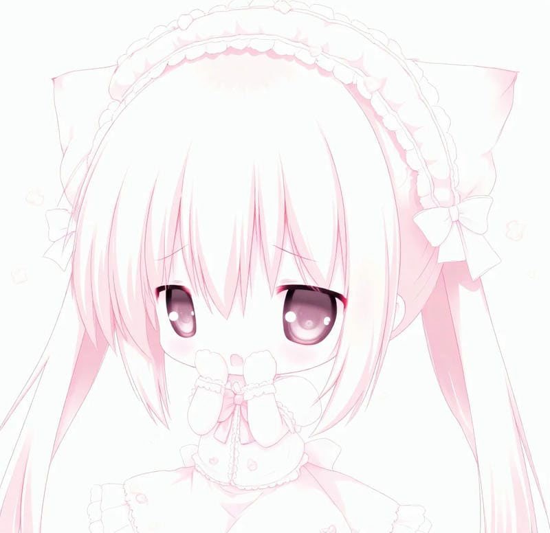 avatar màu hồng cute 10