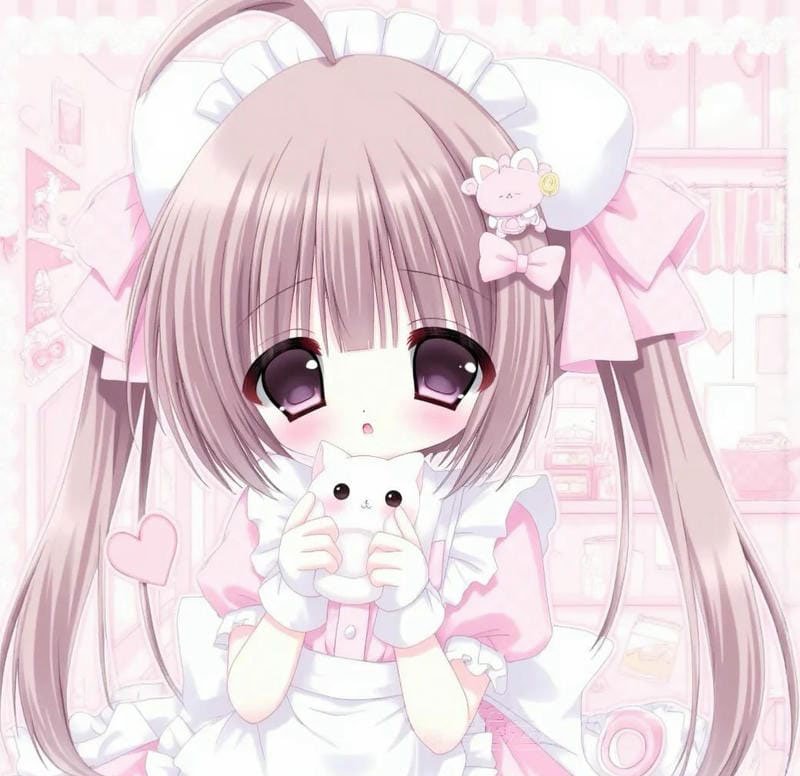 avatar màu hồng cute 24