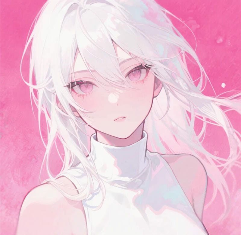 avatar màu hồng cute 32