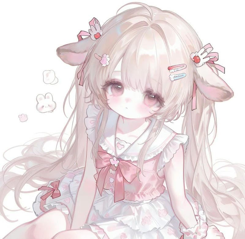avatar màu hồng cute 5