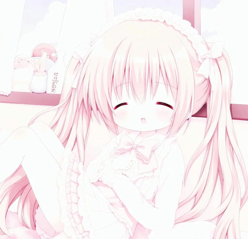 avatar màu hồng cute 9
