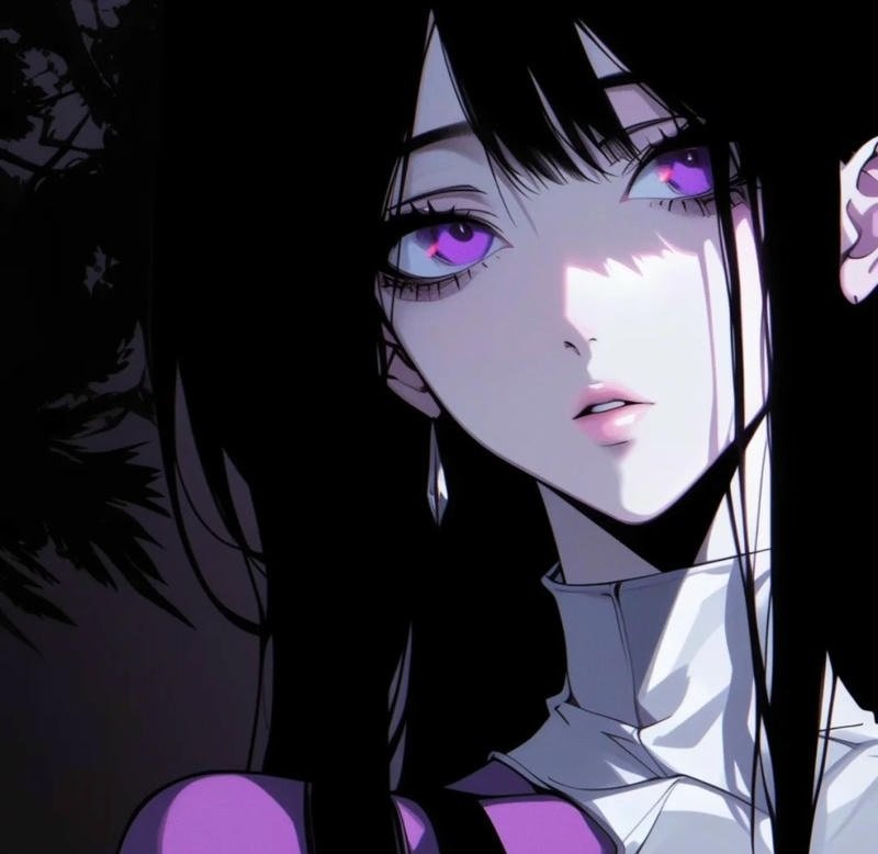 avatar màu tím cute 13