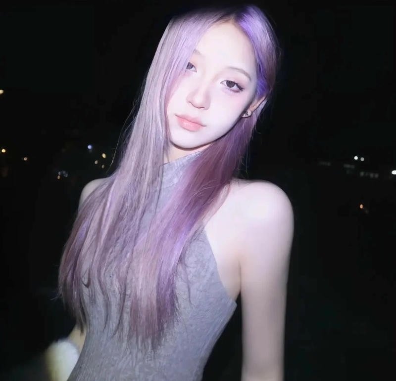 avatar màu tím cute 2