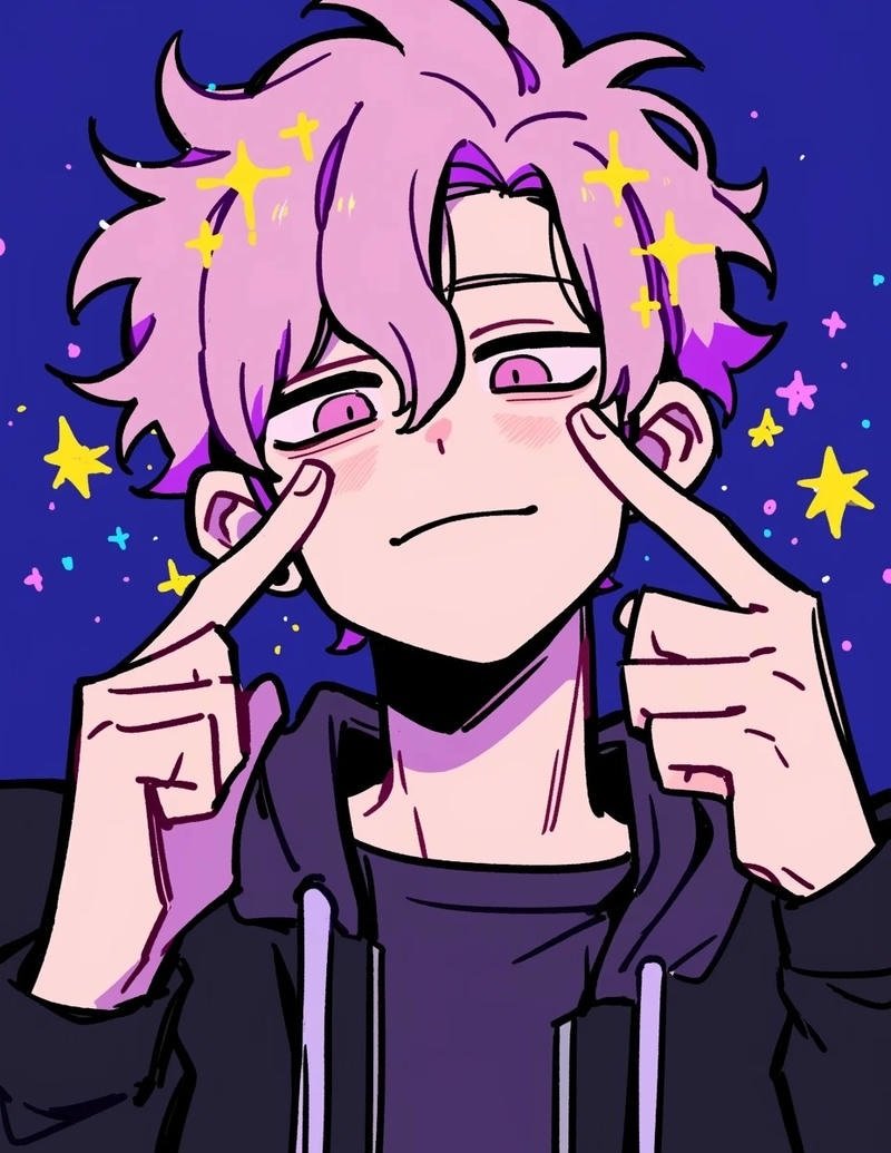 avatar màu tím cute 24