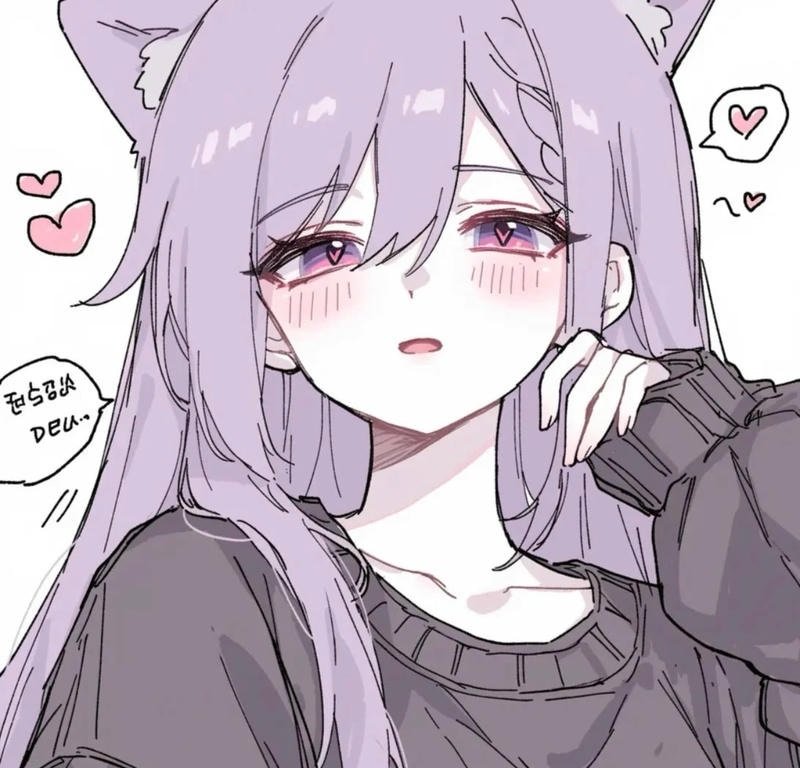 avatar màu tím cute 30