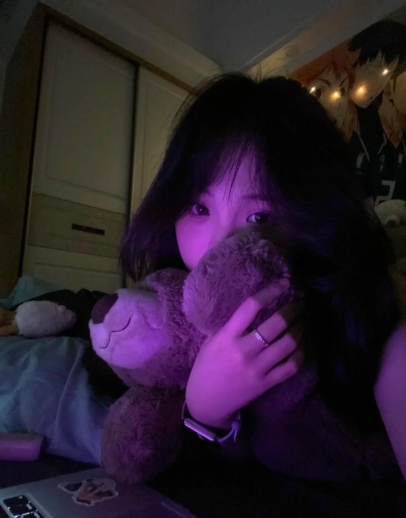 avatar màu tím cute 33
