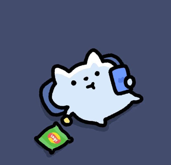 avatar màu xanh dương cute 11