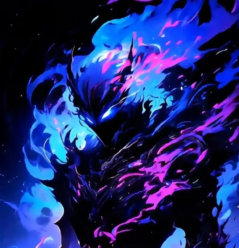 avatar màu xanh dương ngầu 5