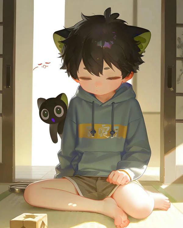 avatar mèo cute anime 1